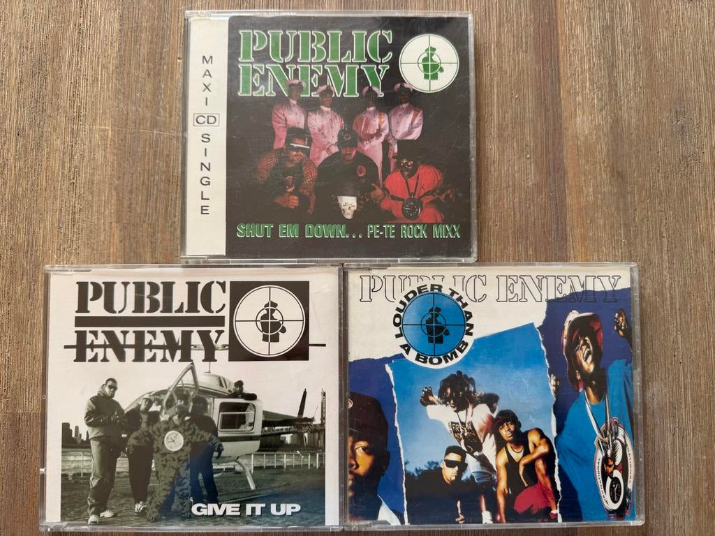 Public Enemy - diverse singles (3xCD), Ophalen of Verzenden, Gebruikt