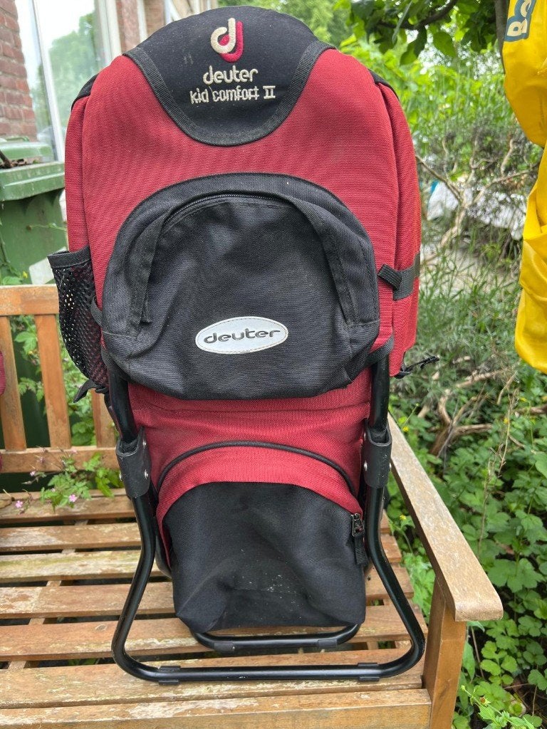 Rugdrager kind Deuter kid comfort II, Overige typen, Zo goed als nieuw, Rug, Ophalen