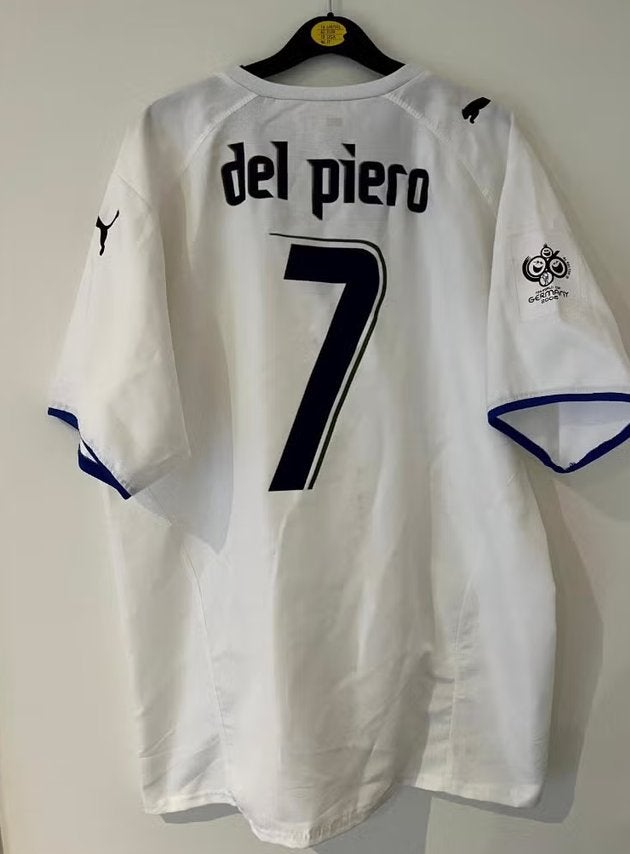 Italië 2006 WK Uitschirt Del Piero 7 Puma Voetbal Shirt XL, Ophalen of Verzenden, Zo goed als nieuw, Buitenlandse clubs, Shirt