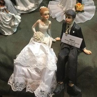 partij van 68 bruidsbeelden en taart toppers, Ophalen of Verzenden, Nieuw, Accessoires