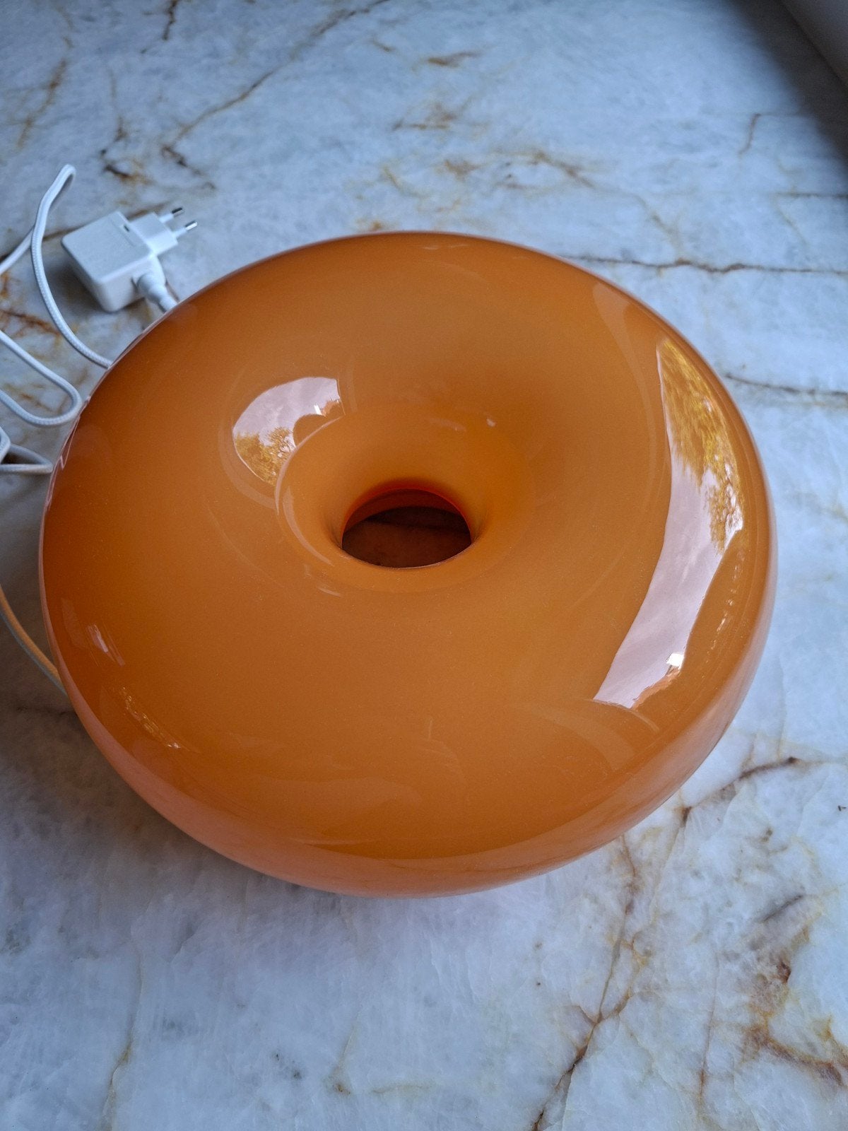 Ikea Varmblikt lamp, Verzenden, Zo goed als nieuw, Rond, Glas