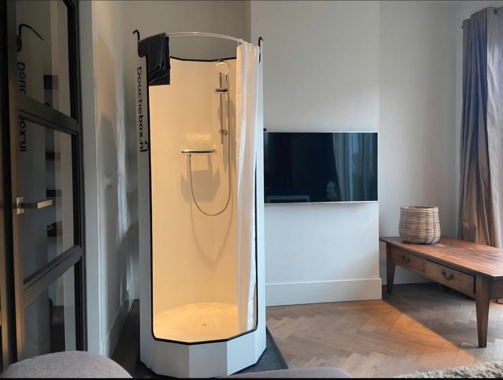 Mobiele douche huren - Nooddouche huren - tijdelijk douchen, Doe-het-zelf en Verbouw, Sanitair, Ophalen, -, -, Douche