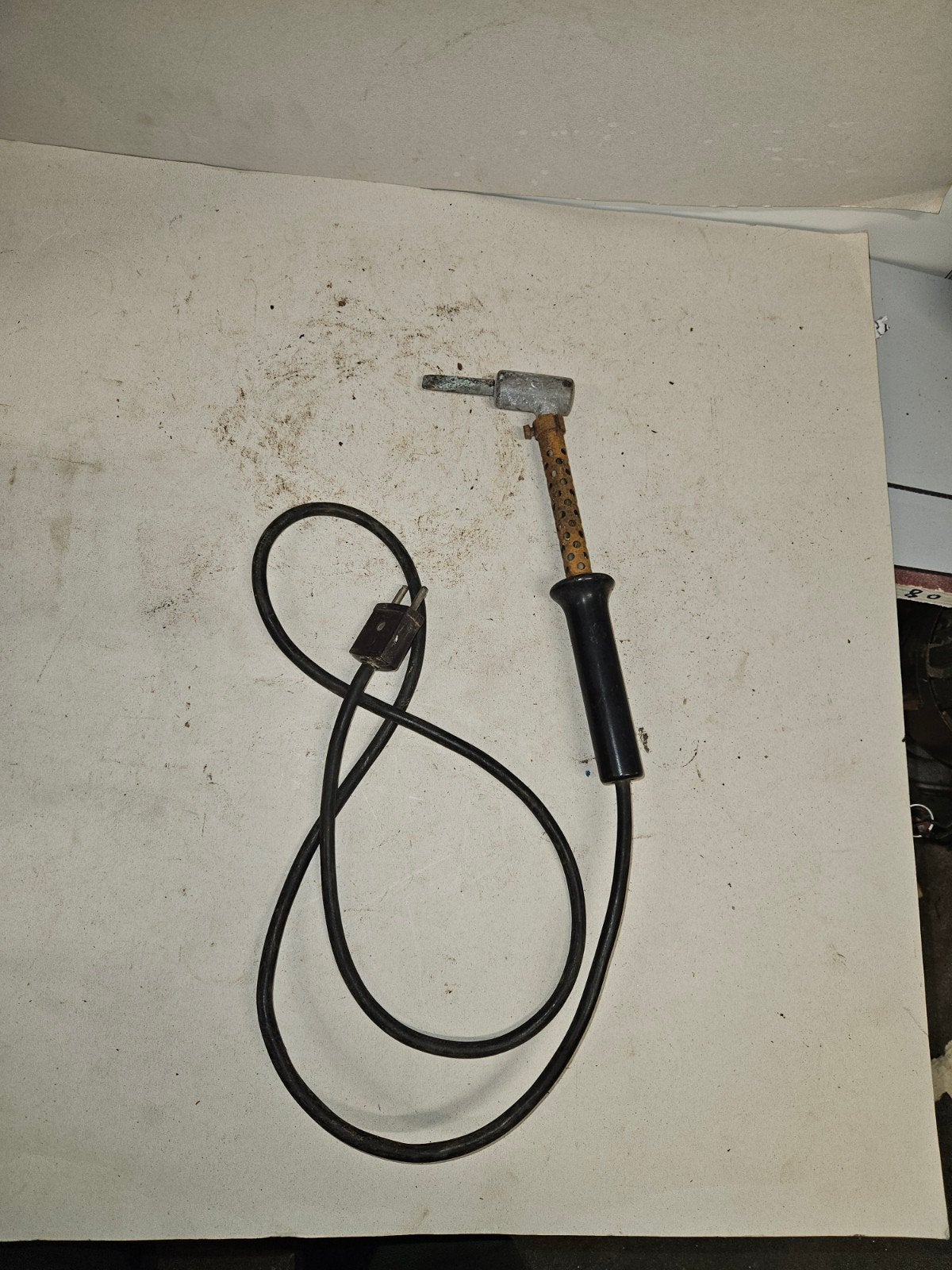 Antieke/vintage soldeerbout, Doe-het-zelf en Verbouw, Gereedschap | Lasapparaten, Ophalen of Verzenden, Gebruikt, Minder dan 150 ampère