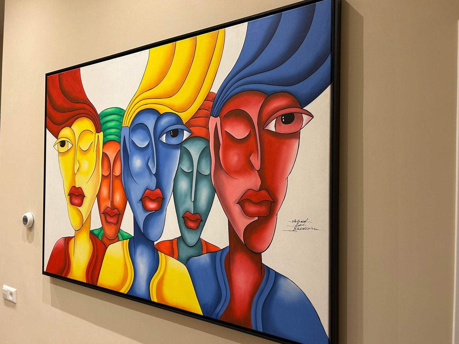 Diverse - Viering van individualiteit en verbinding, Ophalen, Figuren, Textiel, Gesigneerd