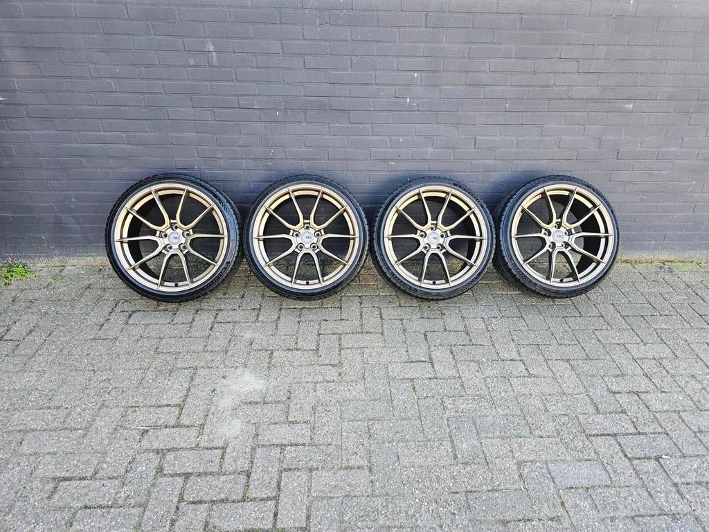 TEC GT Race-I matt bronze 19 inch met Michelin Pilot Sport 5, Auto-onderdelen, Banden en Velgen, Banden en Velgen, Personenwagen