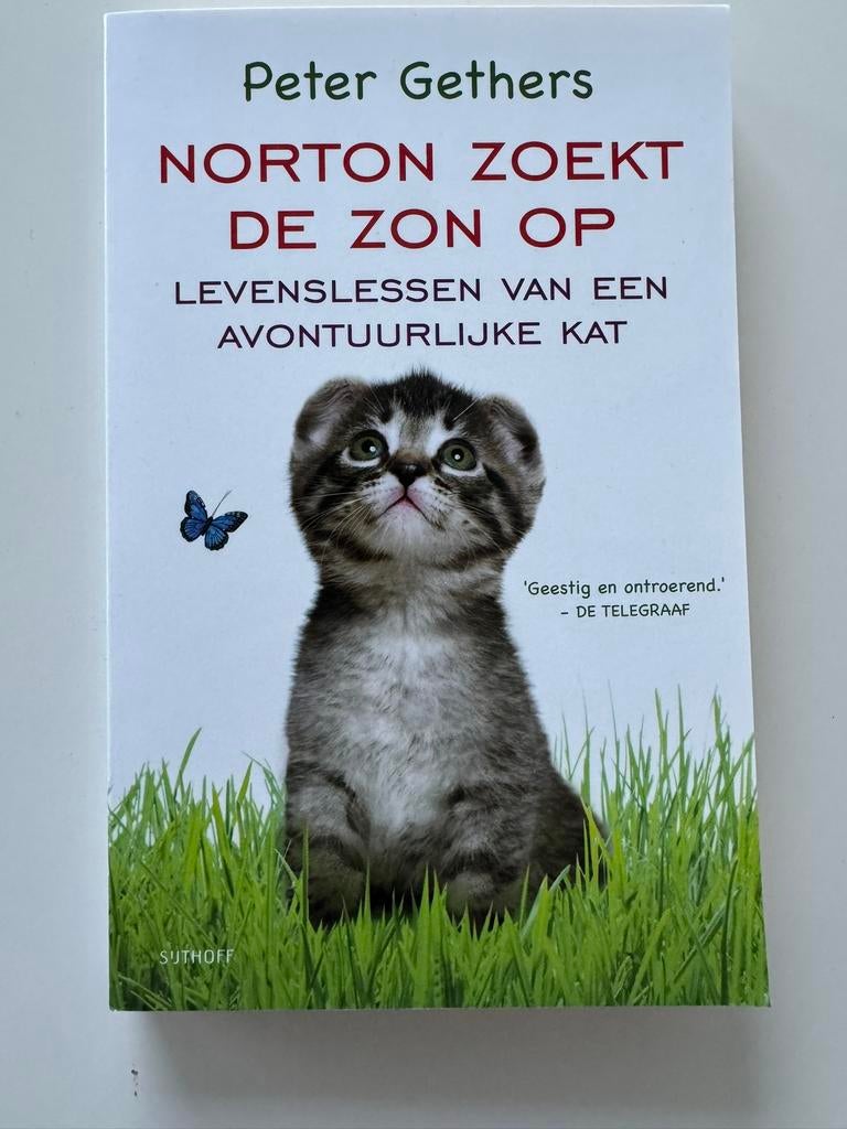 Peter Gethers - Norton zoekt de zon op, levenslessen ve kat, Boeken, Ophalen of Verzenden, Nieuw, Katten