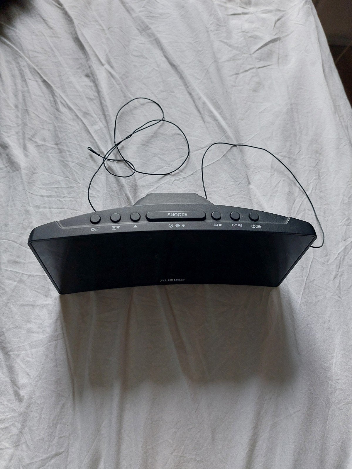 Auriol Wekker met Radio en Snooze Functie, Witgoed en Apparatuur, Wekkers, Ophalen of Verzenden, Nieuw, Digitaal