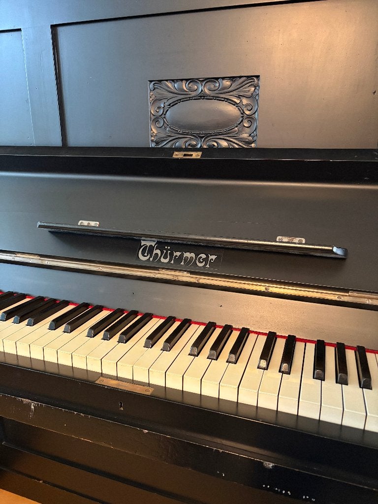 Thürmer Piano met prachtige klank en fijne aanslag, Ophalen, Gebruikt, Zwart, Piano