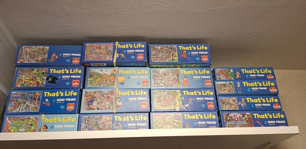 Puzzels 1000 stuks ruilen, Ophalen, 500 t/m 1500 stukjes, Gebruikt