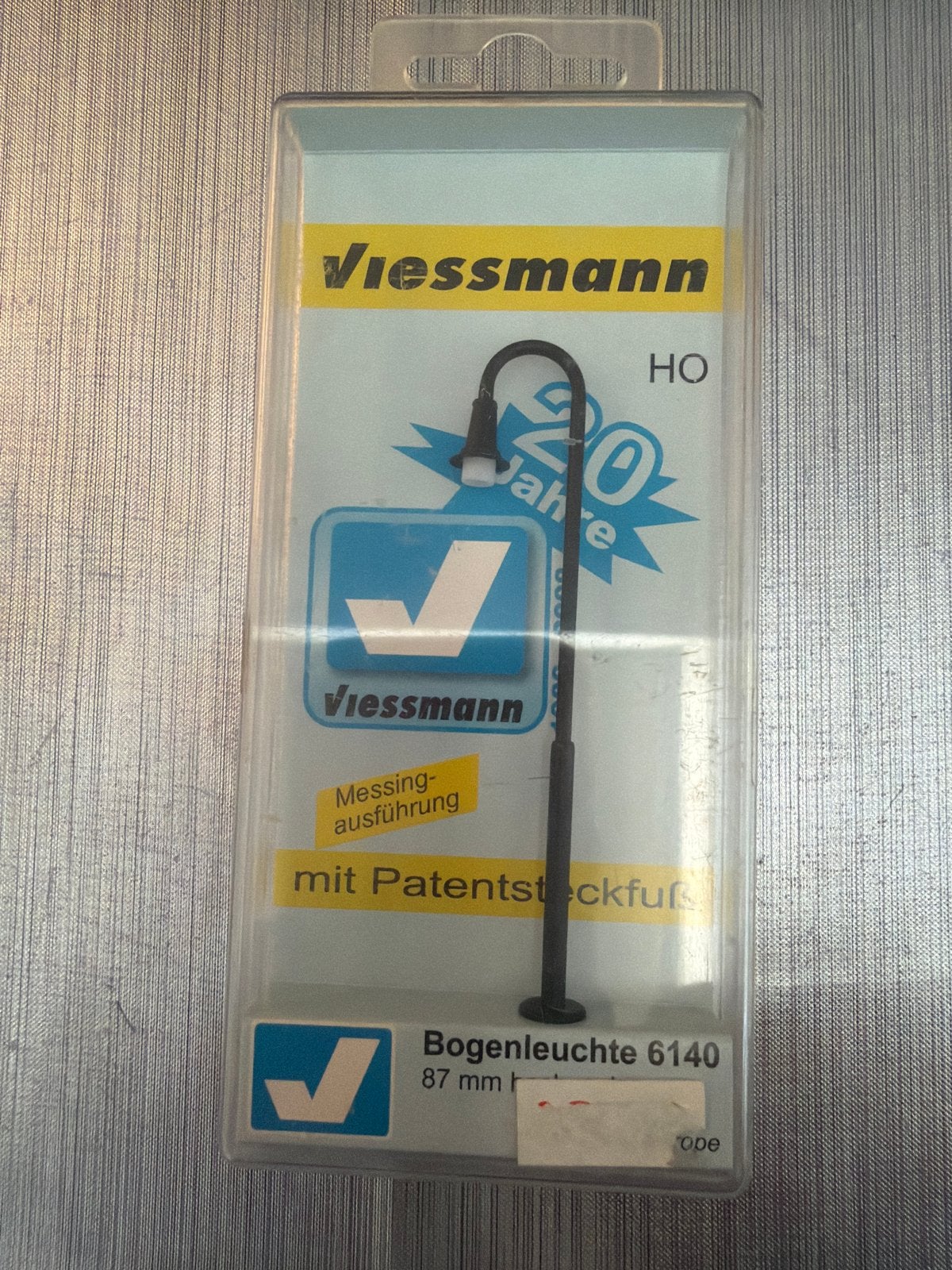 Viessmann 6140 H0 Booglamp / Zwanenhalslantaarn (87 mm), Overige merken, Gelijkstroom of Wisselstroom, Overige typen, Nieuw