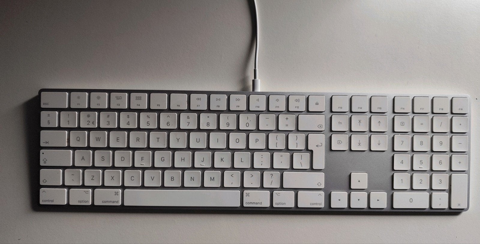 Apple Magic Keyboard met numeriek toetsenblok (A1843), Gebruikt, Ophalen of Verzenden, Qwerty, Apple
