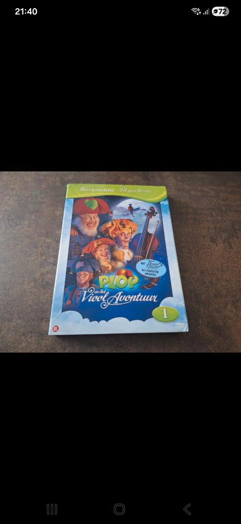 Studio 100 Film Collectie Plop en het Vioolavontuur, Avontuur, Gebruikt, Alle leeftijden, Ophalen of Verzenden