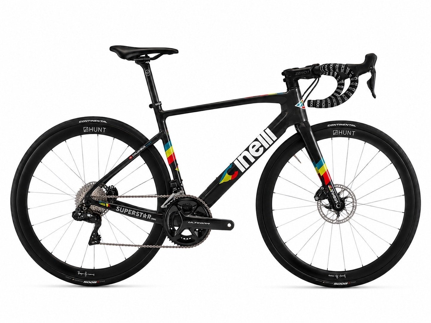 Cinelli Superstar racefiets - Carbon, Ultegra Disc, 28 inch, Carbon, Heren, 49 tot 53 cm