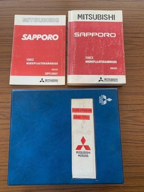 Werkplaatshandboek Mitsubishi Sapporo, Auto diversen, Ophalen of Verzenden