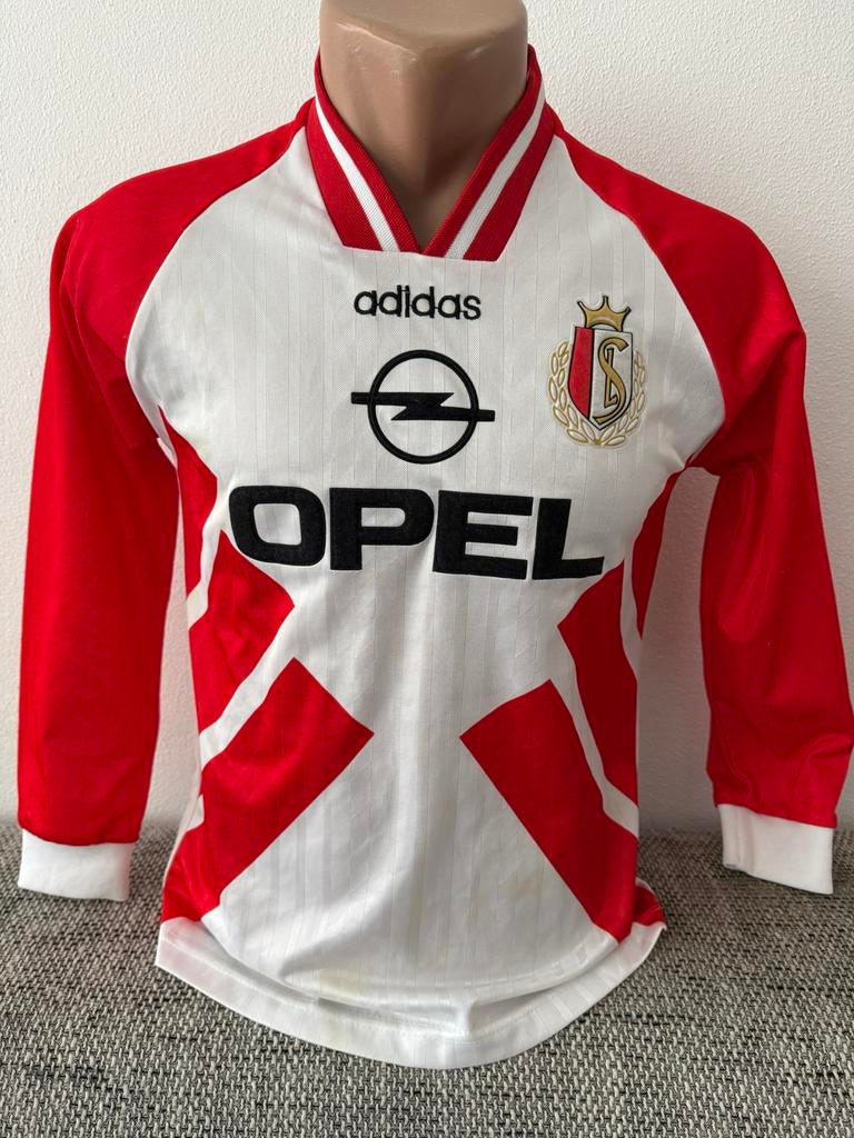 Vintage Belgisch voetbalshirt Standaard Luik /.  Liège, Verzamelen, Ophalen of Verzenden, Gebruikt, Buitenlandse clubs, Shirt