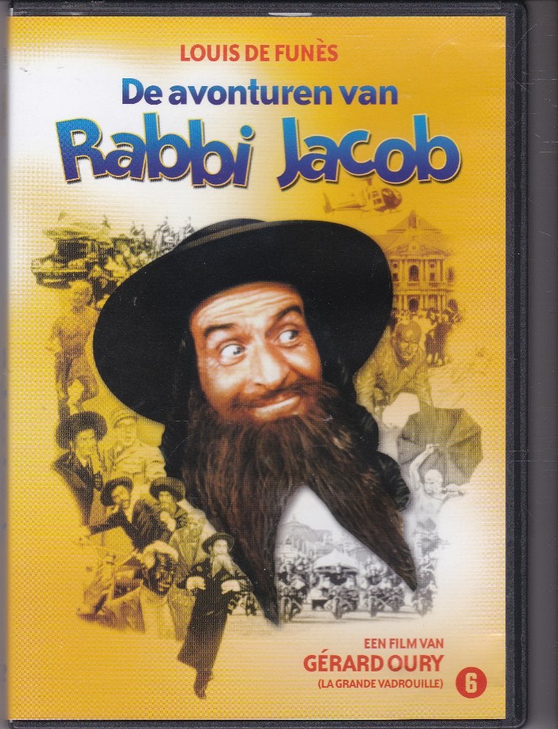 De avonturen van Rabbi Jacob ֎ 1973, Louis de Funès, Cd's en Dvd's, Dvd's | Klassiekers, 1960 tot 1980, Gebruikt, Ophalen of Verzenden