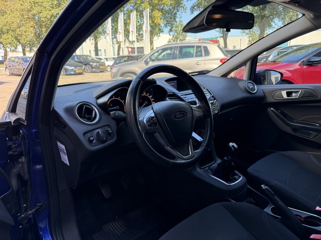 Ford Fiesta 1.0 EcoB. Titanium (bj 2014), Voorwielaandrijving, Euro 5, 101 pk, Blauw