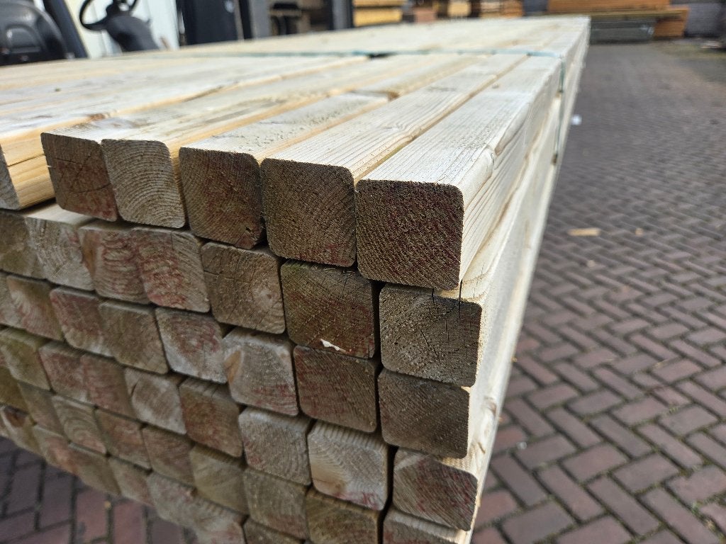 AANBIEDING - balken 5x5 cm Geïmpregneerd - nr: TB176, Ophalen, Nieuw, 250 cm of meer, Overige typen