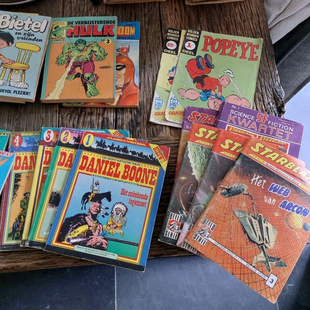 Verzameling 50x pocket  Blueberry Michel Vaillant Star Trek, Meerdere stripboeken, Ophalen of Verzenden, Gelezen