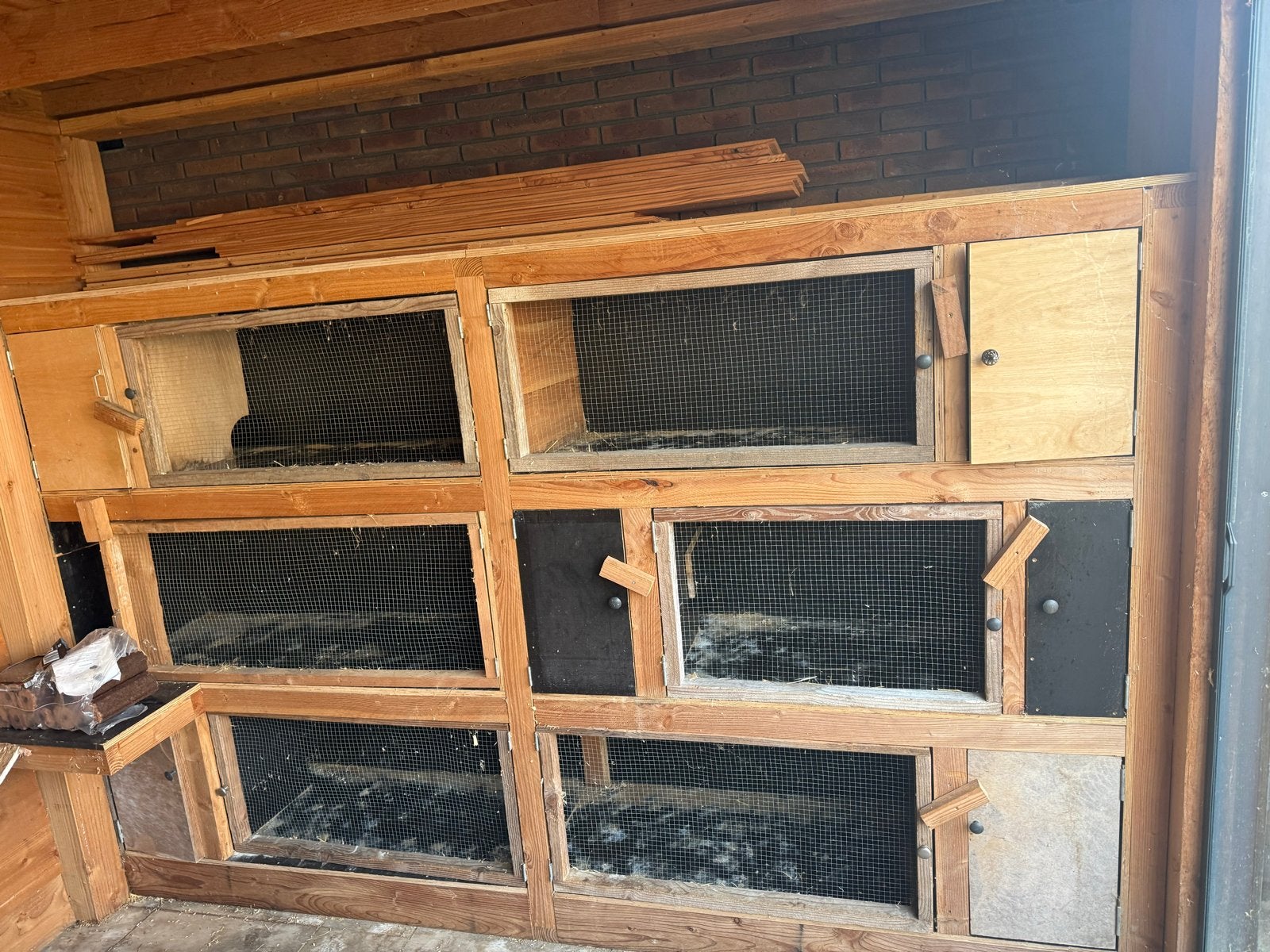 Konijnen en cavia verblijf met buitenren, Dieren en Toebehoren, Ophalen, Gebruikt, Verzorging