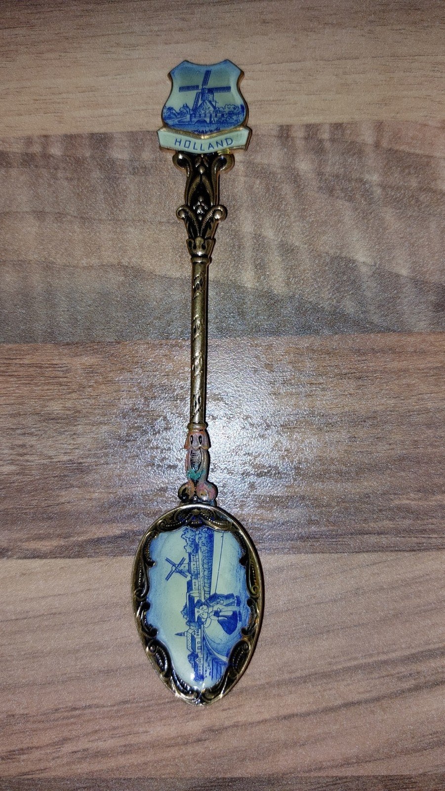 Vintage Holland Souvenir Lepel met Molen en Klederdracht, Ophalen of Verzenden