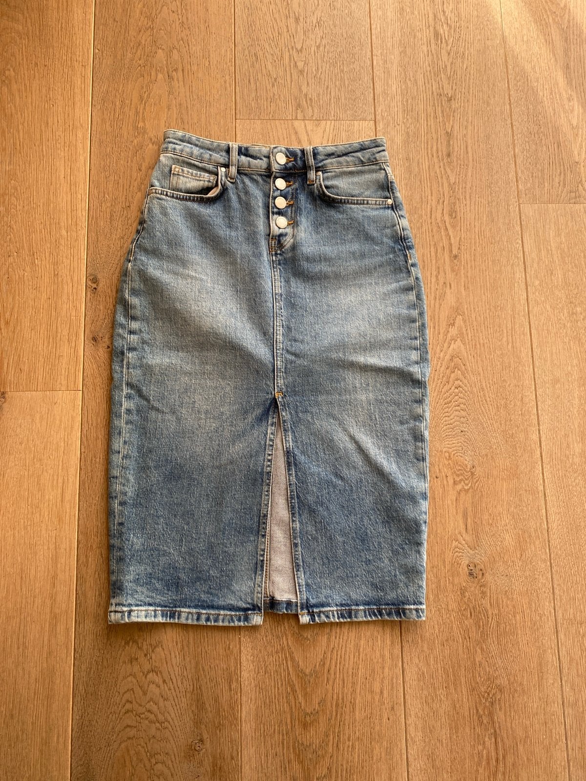 REVELATION spijkerrok maat XS, Blauw, Ophalen of Verzenden, Zo goed als nieuw, Knielengte
