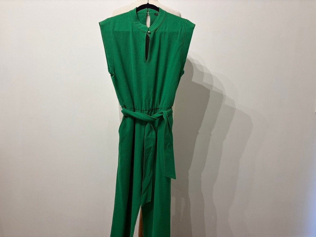 Caroline Biss elegante groene jumpsuit mt 40, Maat 38/40 (M), Caroline Biss, Caroline Biss, Ophalen of Verzenden