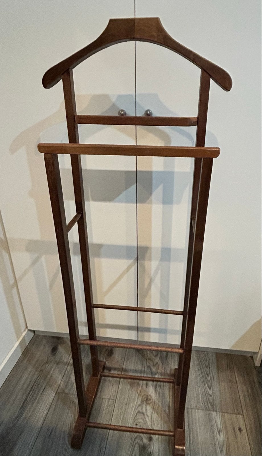 Houten kledingstandaard / valet stand, Ophalen, Gebruikt, 100 tot 150 cm, Overige typen