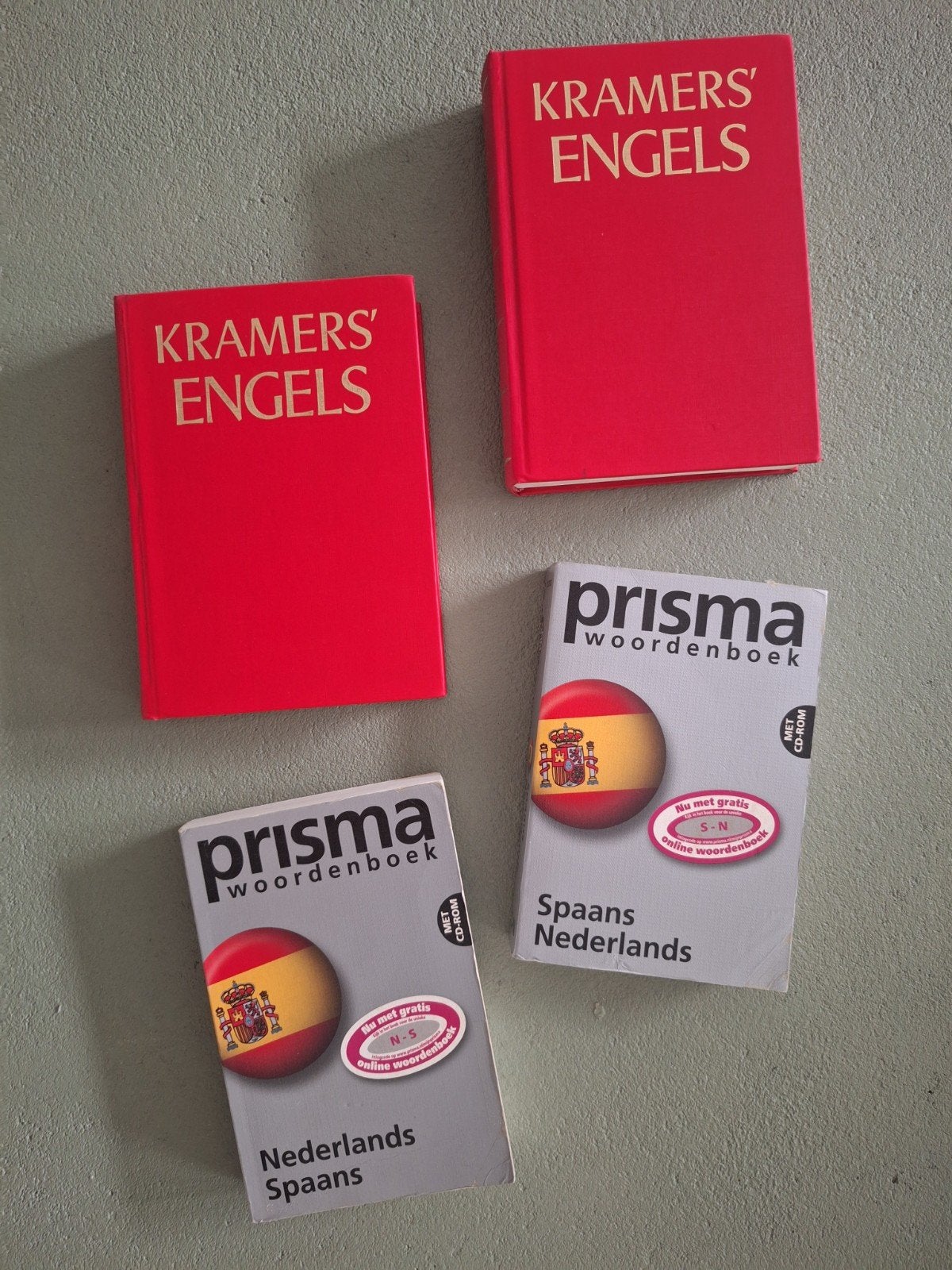 Woordenboeken: Spaans (Prisma) en Engels (Kramers), Nederlands, Ophalen of Verzenden, Zo goed als nieuw, Prisma of Spectrum