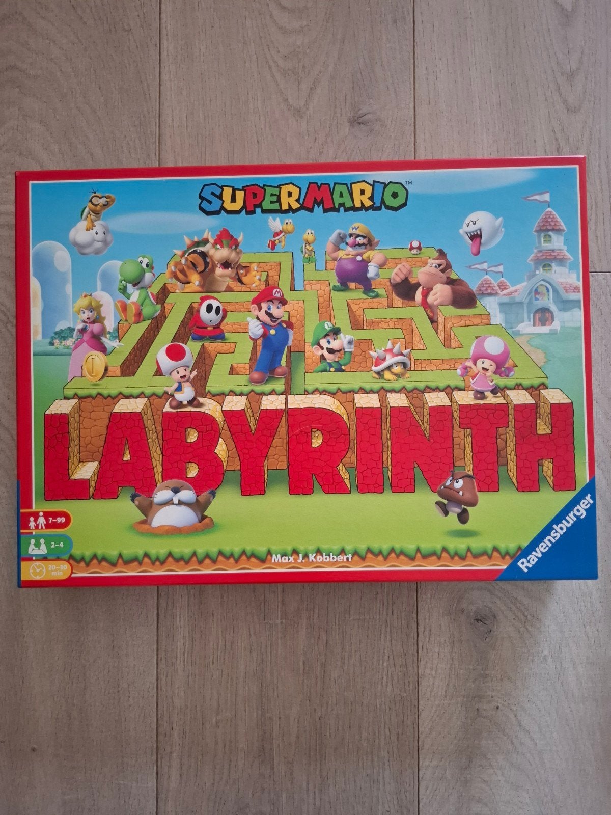 Super Mario Labyrinth Bordspel Ravensburger, Een of twee spelers, Ophalen of Verzenden, Zo goed als nieuw, Ravensburger