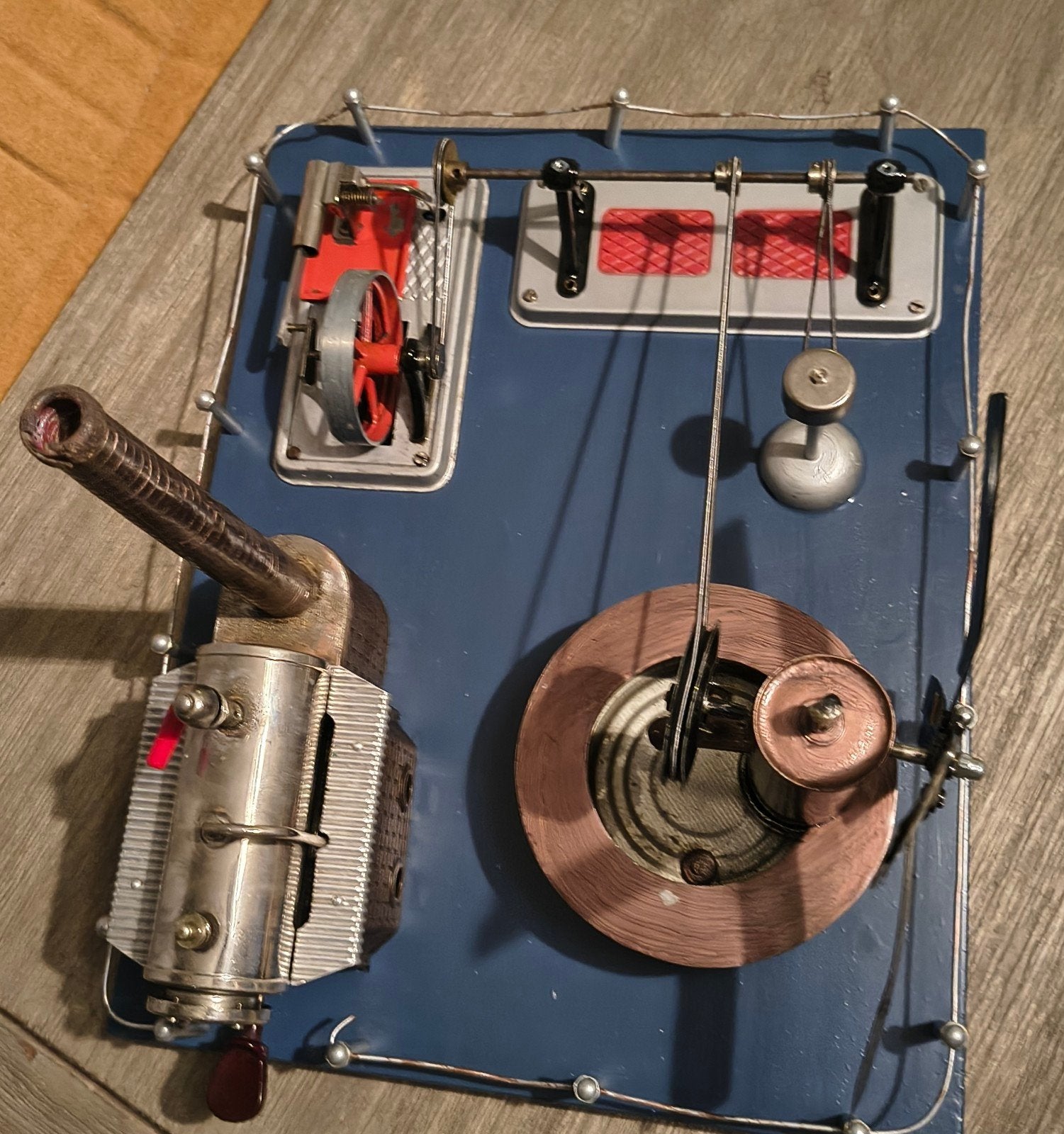 Wilesco Stoommachine Werkplaats - Uitstekende Staat., Antiek en Kunst, Ophalen of Verzenden