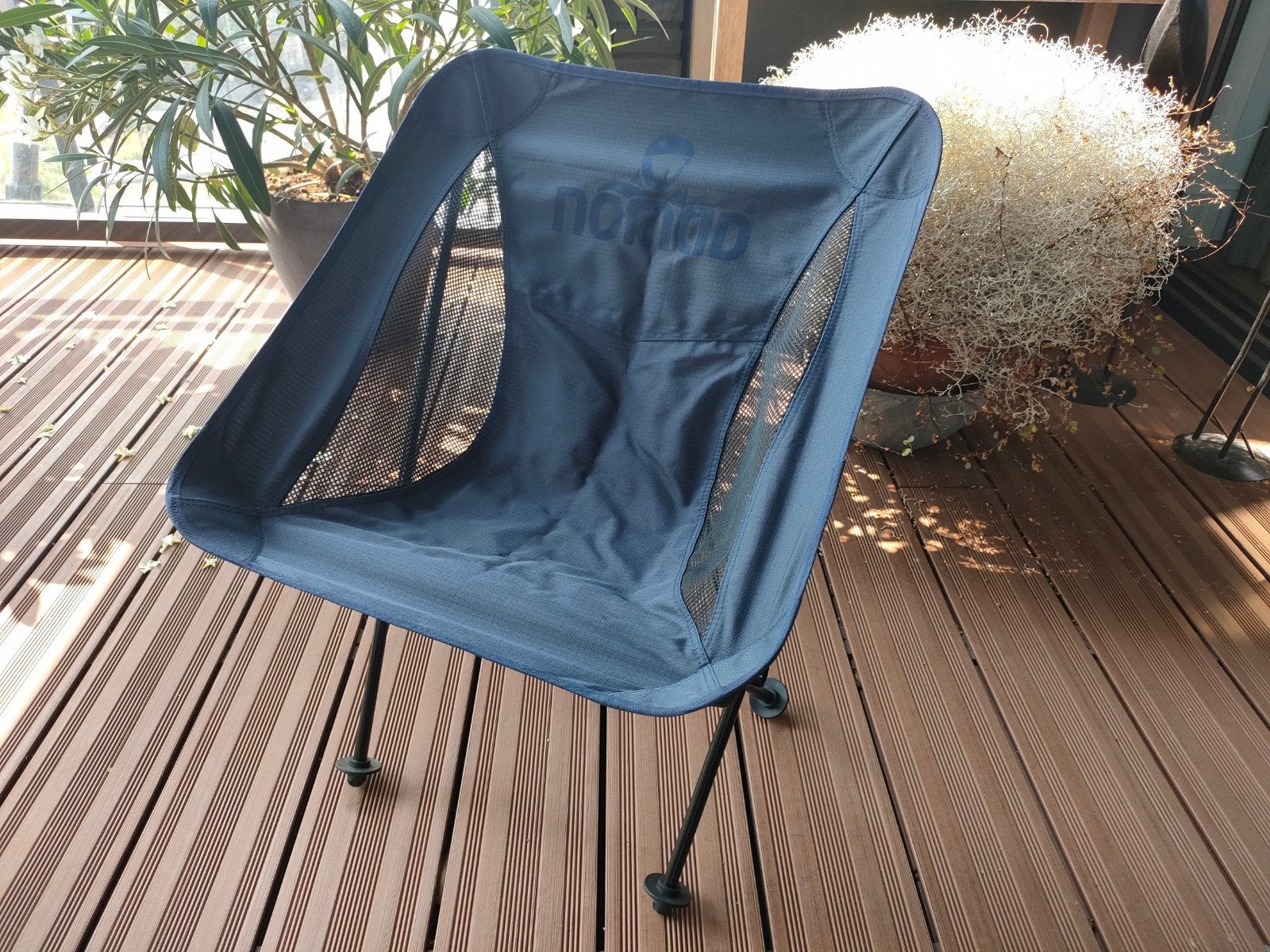Nomad Sarek Premium Compact Campingstoel met grondzeil, Ophalen of Verzenden, Zo goed als nieuw, Campingstoel