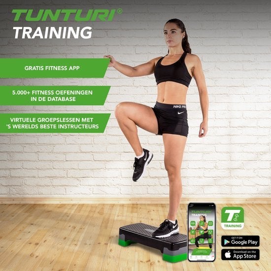 Tunturi Aerobic Step Easy - Fitness step - Verstelbaar, Sport en Fitness, Fitnessmaterialen, Ophalen of Verzenden, Zo goed als nieuw