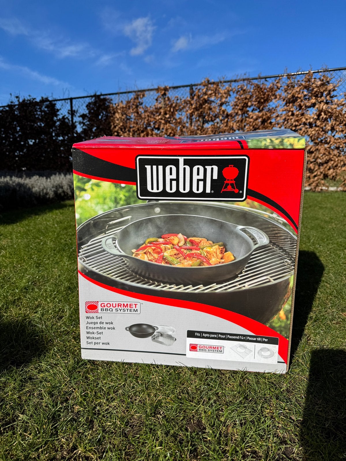 Weber wok set, Ophalen of Verzenden, Zo goed als nieuw