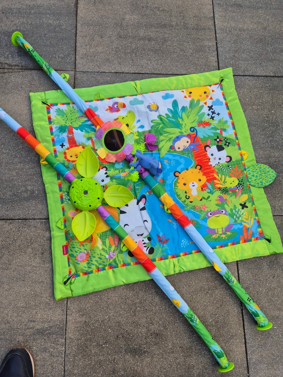 Fisher-Price Speelkleed met Babygym - Jungle Thema, Ophalen