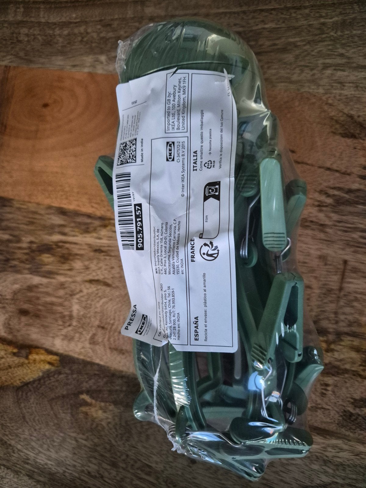 Droogmolentje met wasknijpers - Nieuw in verpakking, Tuin en Terras, Droogmolens en Wasrekken, Ophalen of Verzenden, Nieuw, Overige typen