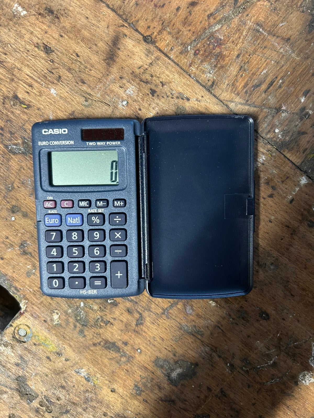 Casio hs-ber omreken machine gulde/euro, Diversen, Ophalen of Verzenden, Zo goed als nieuw