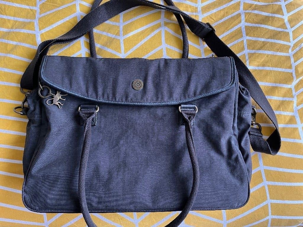 Kipling laptoptas, 15 inch, Grijs, Nieuw, Meerdere vakken