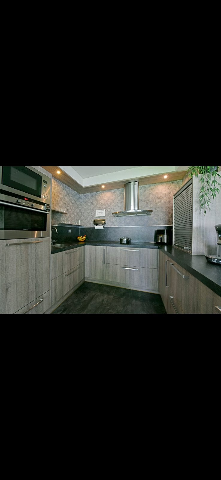 Complete u-keuken met zitbar te koop, Ophalen, U-keuken, Overige materialen, Zo goed als nieuw