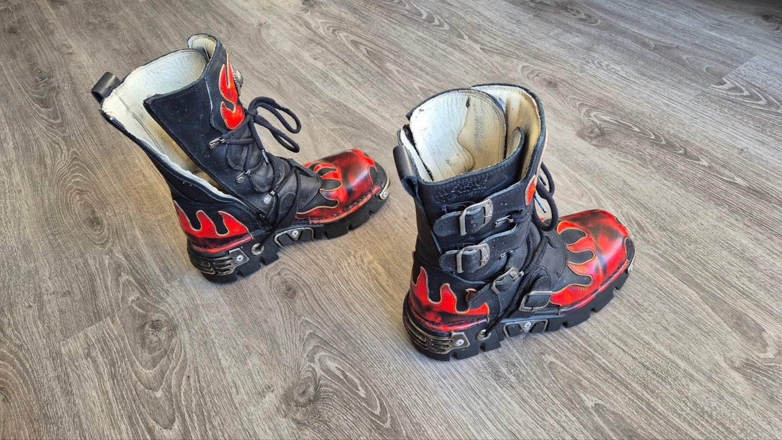 Te koop New Rock boots maat 40, Kleding | Heren, Schoenen, Zwart, Boots, New rock, Ophalen of Verzenden