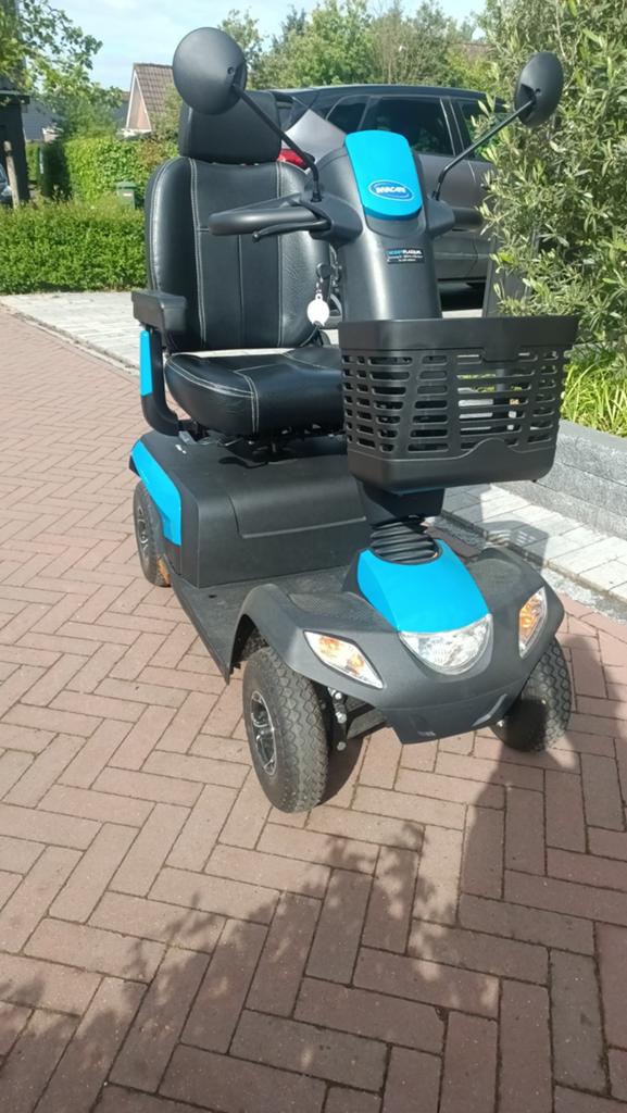 Scootmobiel Invacare Orion Plus 4-wiel incl oplader 766km, Diversen, Rolstoelen, Ophalen of Verzenden, Zo goed als nieuw, Elektrische rolstoel