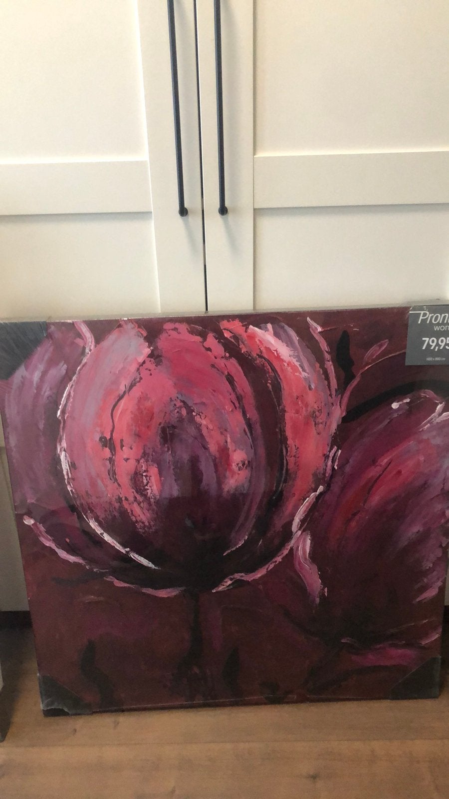 Tulpen schilderij nieuw, Ophalen, Nieuw, Schilderij, 75 tot 100 cm