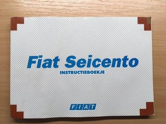 Fiat Seicento Instructieboekje - Origineel  1998   NL, Ophalen of Verzenden
