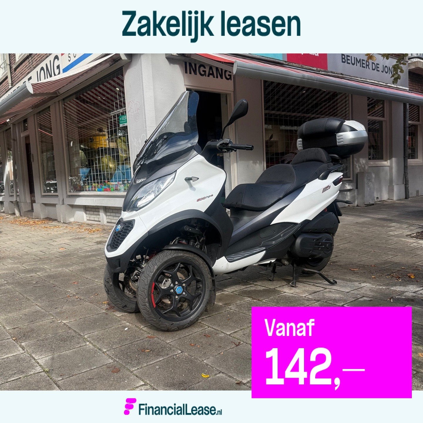 Piaggio Scooter 500 MP3 HPE Business, Scooter, 493 cc, Bedrijf, 12 t/m 35 kW