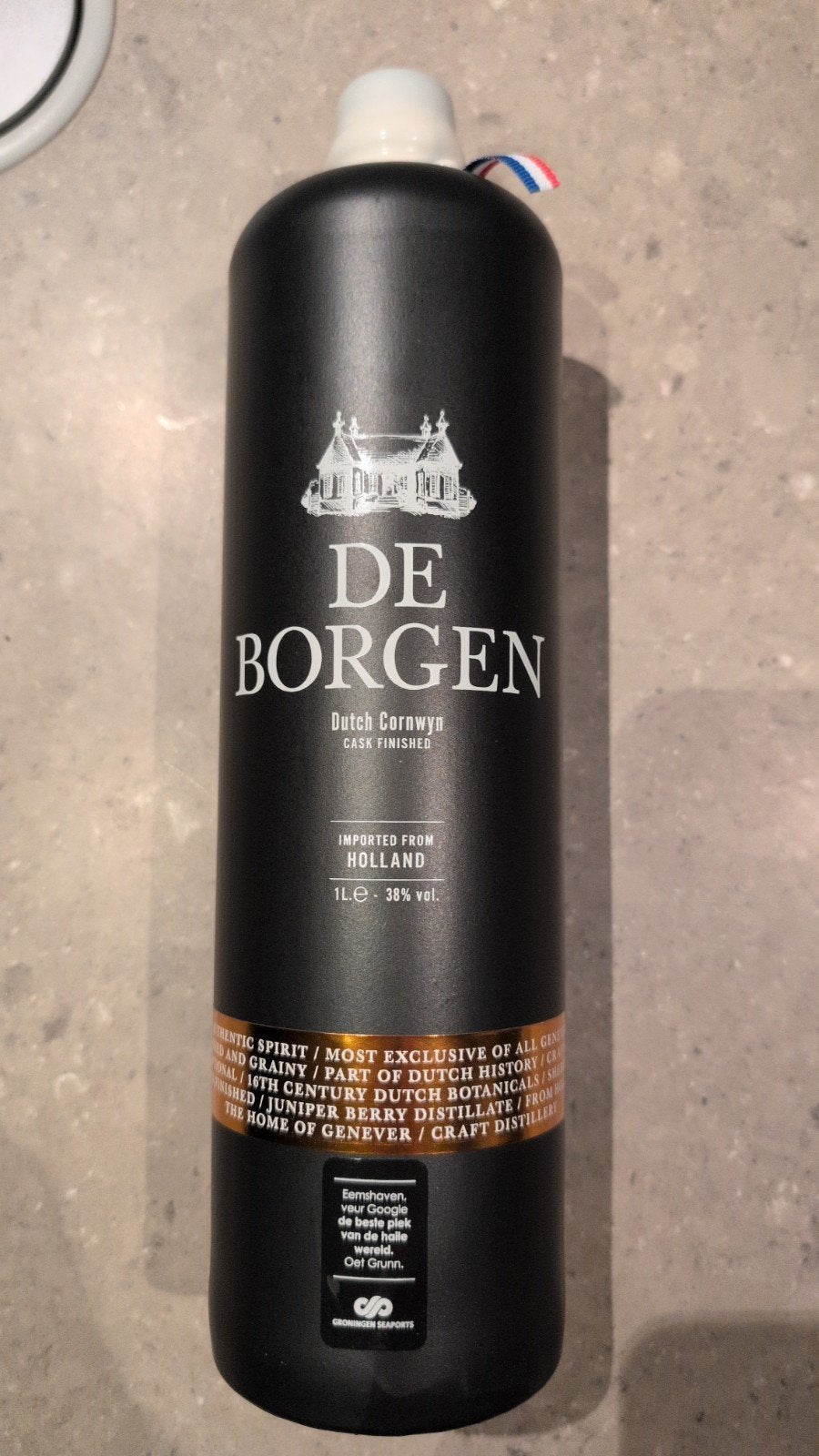 De Borgen Korenwijn Cask Finished - 1 liter (ongeopend), Ophalen of Verzenden, Nieuw