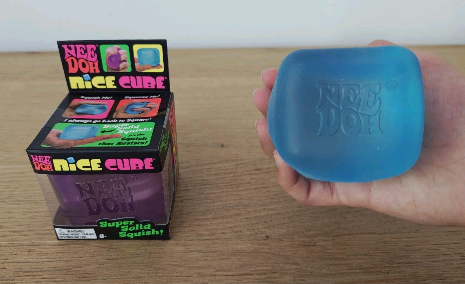 NeeDoh Nice Cube blauw (nieuw!), Verzenden, Nieuw, Jongen of Meisje