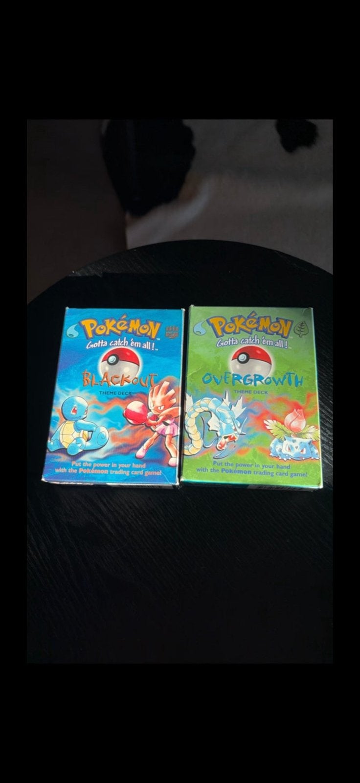 Pokémon TCG Theme Decks: Blackout & Overgrowth (Vintage), Ophalen of Verzenden, Gebruikt, Speeldeck