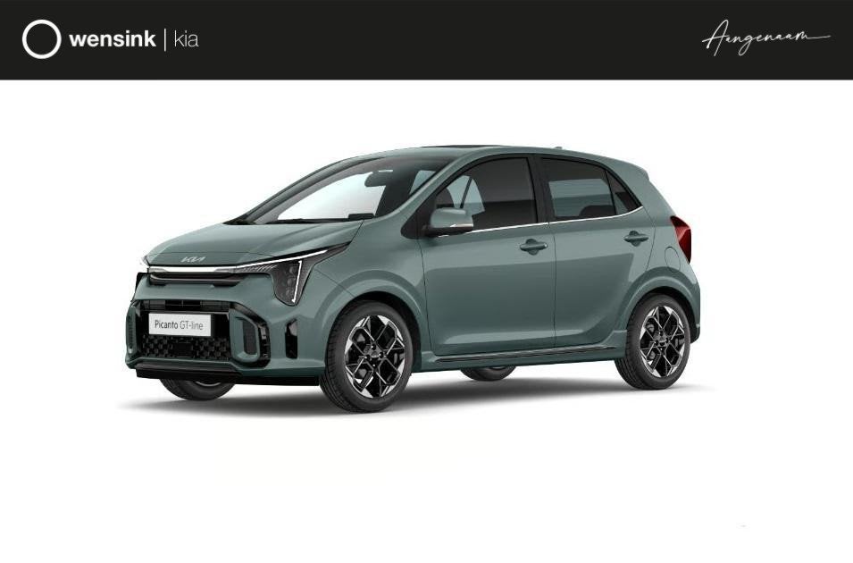 Kia Picanto 1.0 GDi GT-Line | Panoramaschuifdak | Stoelverwa, Auto's, Voorwielaandrijving, 918 kg, 4 stoelen, Automatische klimaatregeling