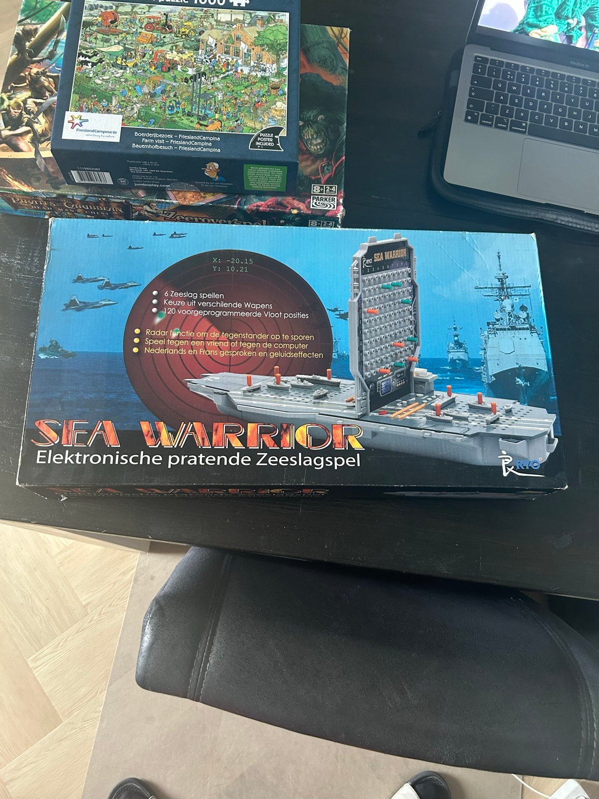 Sea Warrior Elektronisch pratend Zeeslagspel, Een of twee spelers, Ophalen of Verzenden, Gebruikt