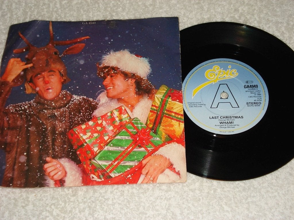Wham   Last Christmas  Reindeer  Kerst Orgineel, Cd's en Dvd's, Fotohoes, Ophalen of Verzenden, Zo goed als nieuw, Pop